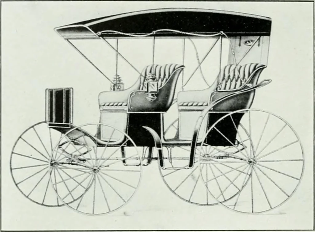 An illustration from The buggy from Glengarry : fine grade vehicles manufactured by the Munro & McIntosh Carriage Co., Limited, Alexandria, Ontario, Canada. --, 1890, leaf 85