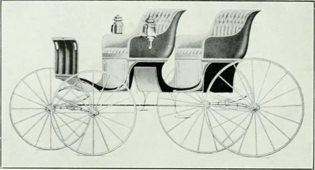 An illustration from The buggy from Glengarry : fine grade vehicles manufactured by the Munro & McIntosh Carriage Co., Limited, Alexandria, Ontario, Canada. --, 1890, leaf 89