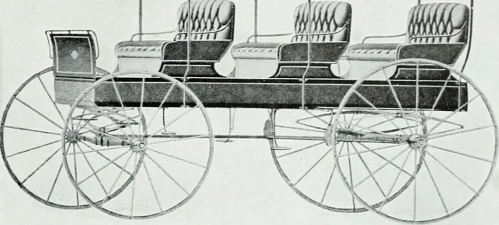 An illustration from The buggy from Glengarry : fine grade vehicles manufactured by the Munro & McIntosh Carriage Co., Limited, Alexandria, Ontario, Canada. --, 1890, leaf 98