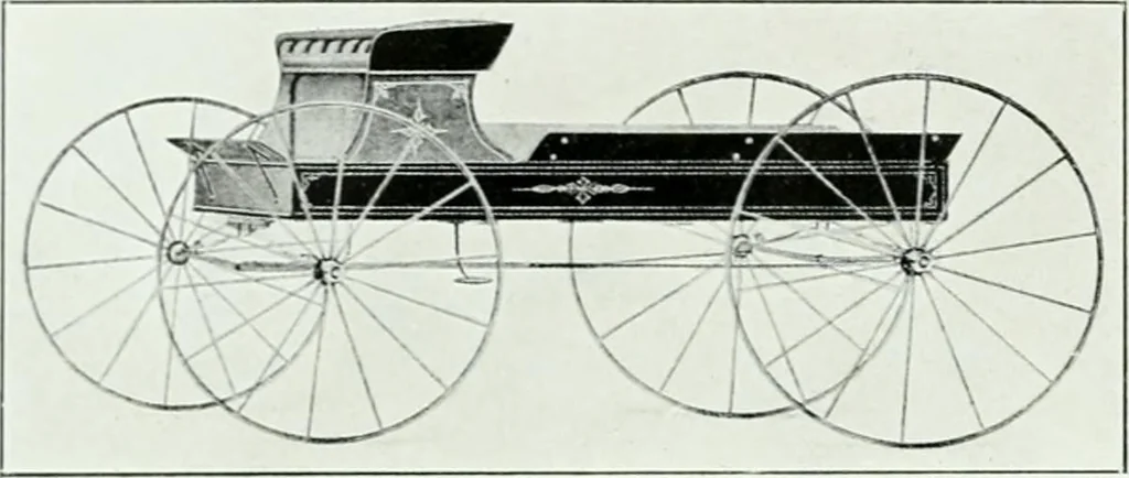 An illustration from The buggy from Glengarry : fine grade vehicles manufactured by the Munro & McIntosh Carriage Co., Limited, Alexandria, Ontario, Canada. --, 1890, leaf 99