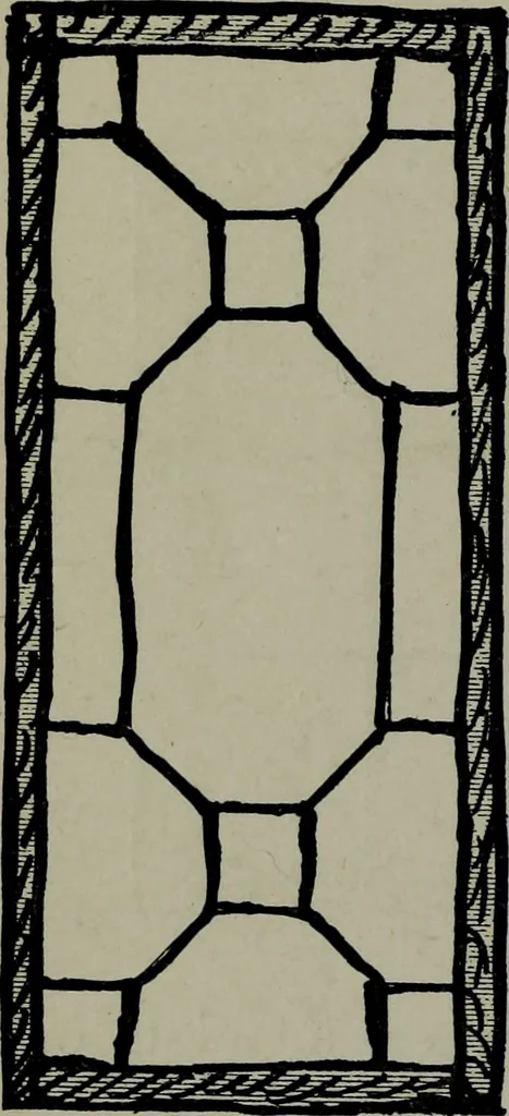 An illustration from Builder's architectural drawing self-taught : containing descriptions of drawing instruments and accessories, with rules for using them, and hints as to their care and management ..., 1903, leaf 133