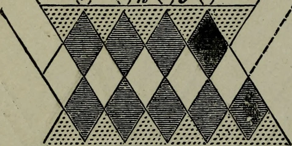 An illustration from Builder's architectural drawing self-taught : containing descriptions of drawing instruments and accessories, with rules for using them, and hints as to their care and management ..., 1903, leaf 207