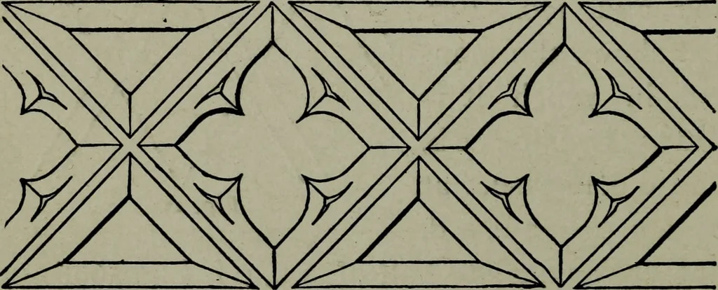 An illustration from Builder's architectural drawing self-taught : containing descriptions of drawing instruments and accessories, with rules for using them, and hints as to their care and management ..., 1903, leaf 207