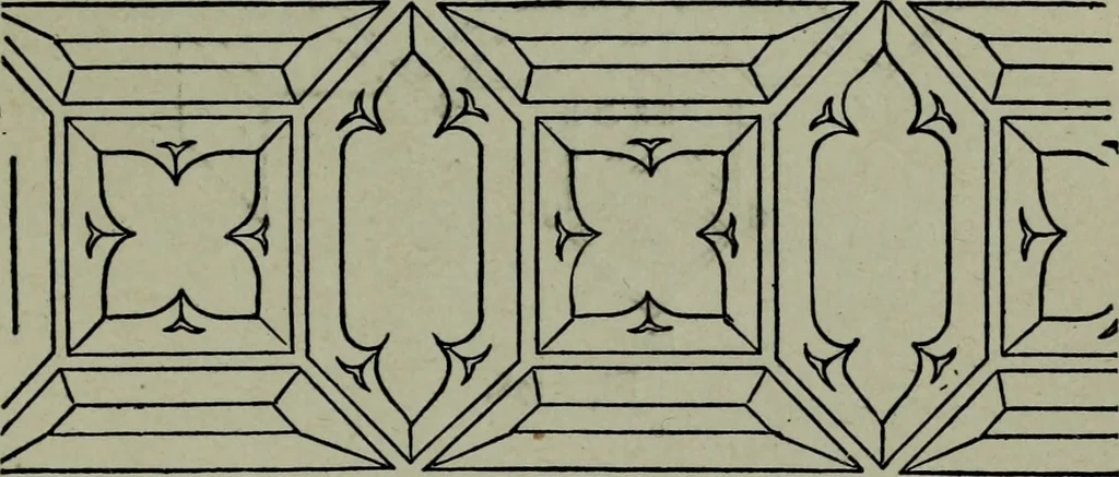 An illustration from Builder's architectural drawing self-taught : containing descriptions of drawing instruments and accessories, with rules for using them, and hints as to their care and management ..., 1903, leaf 208