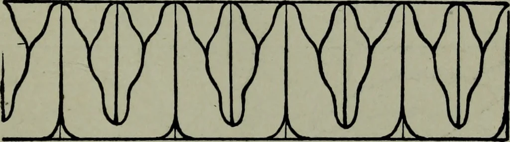 An illustration from Builder's architectural drawing self-taught : containing descriptions of drawing instruments and accessories, with rules for using them, and hints as to their care and management ..., 1903, leaf 231