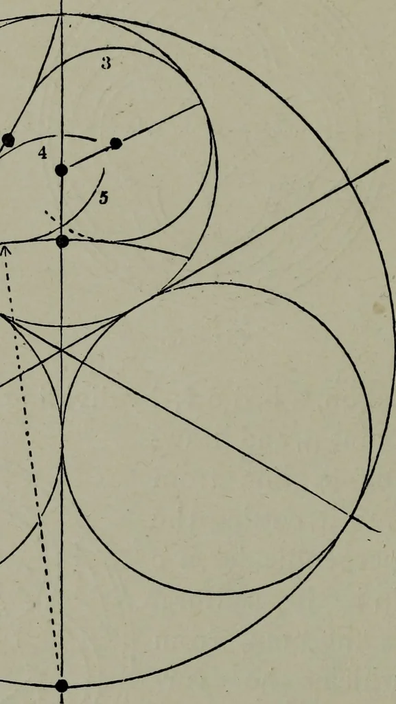 An illustration from Builder's architectural drawing self-taught : containing descriptions of drawing instruments and accessories, with rules for using them, and hints as to their care and management ..., 1903, leaf 241