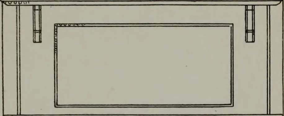 An illustration from Builder's architectural drawing self-taught : containing descriptions of drawing instruments and accessories, with rules for using them, and hints as to their care and management ..., 1903, leaf 257