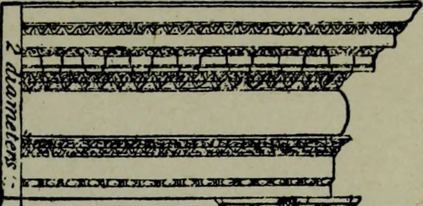 An illustration from Builder's architectural drawing self-taught : containing descriptions of drawing instruments and accessories, with rules for using them, and hints as to their care and management ..., 1903, leaf 295