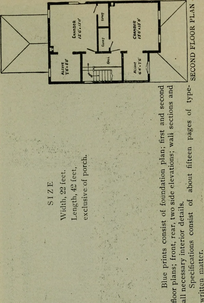 An illustration from Builder's architectural drawing self-taught : containing descriptions of drawing instruments and accessories, with rules for using them, and hints as to their care and management ..., 1903, leaf 338