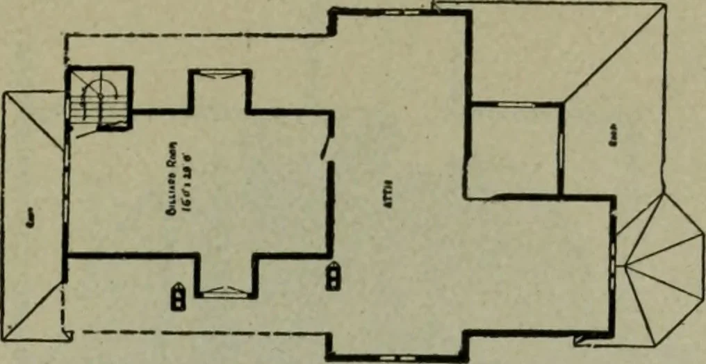 An illustration from Builder's architectural drawing self-taught : containing descriptions of drawing instruments and accessories, with rules for using them, and hints as to their care and management ..., 1903, leaf 342