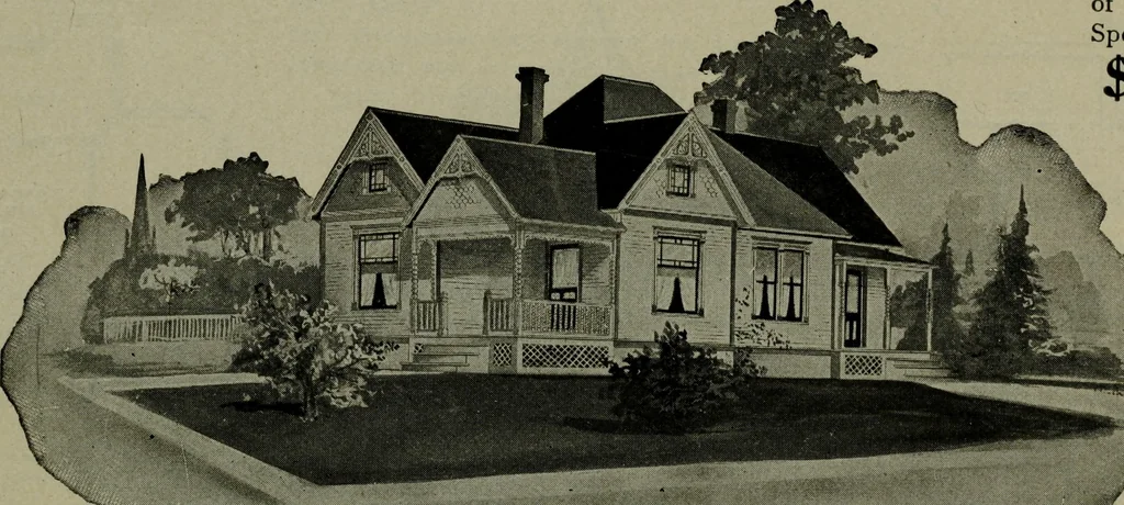An illustration from Builder's architectural drawing self-taught : containing descriptions of drawing instruments and accessories, with rules for using them, and hints as to their care and management ..., 1903, leaf 371