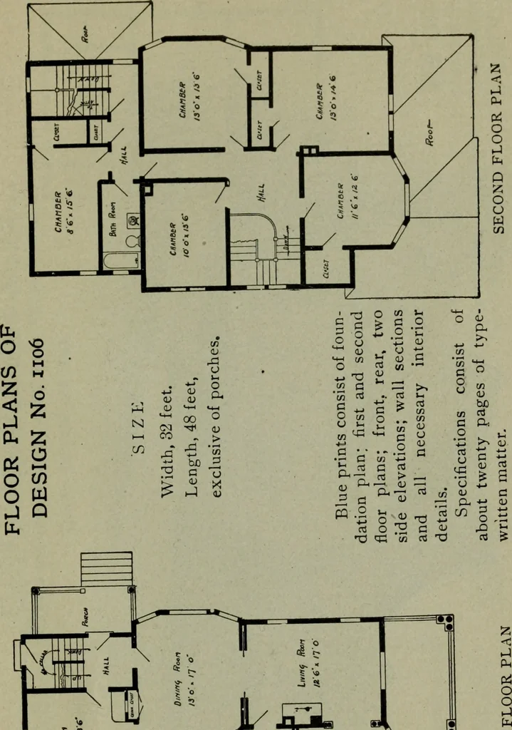 An illustration from Builder's architectural drawing self-taught : containing descriptions of drawing instruments and accessories, with rules for using them, and hints as to their care and management ..., 1903, leaf 374