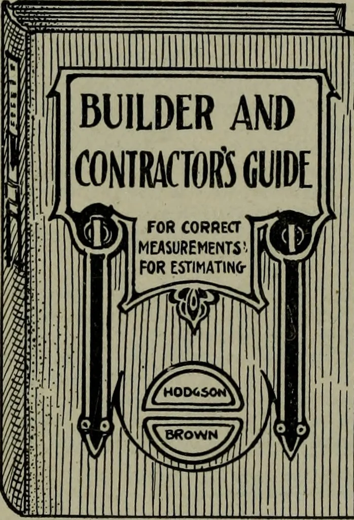 An illustration from Builder's architectural drawing self-taught : containing descriptions of drawing instruments and accessories, with rules for using them, and hints as to their care and management ..., 1903, leaf 389