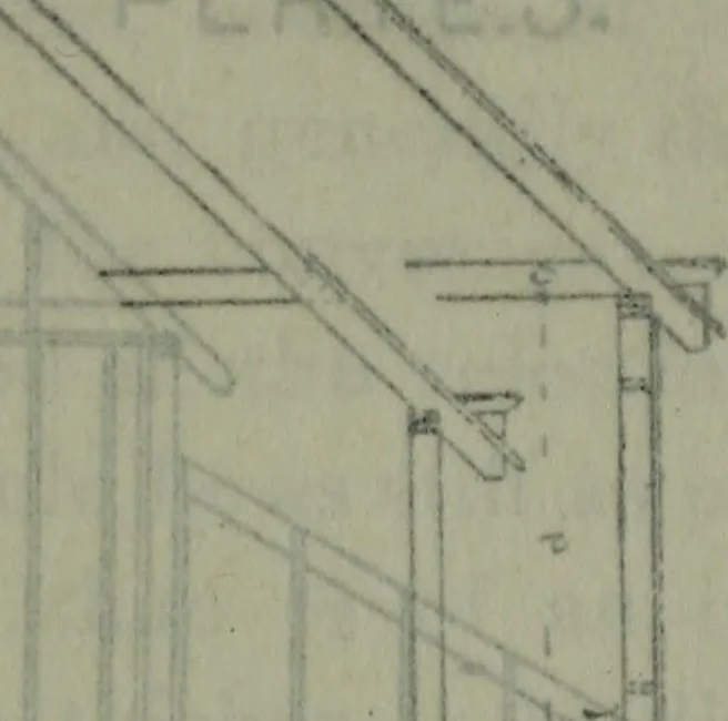An illustration from Builder's architectural drawing self-taught : containing descriptions of drawing instruments and accessories, with rules for using them, and hints as to their care and management ..., 1903, leaf 66