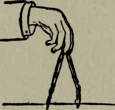 An illustration from Builder's architectural drawing self-taught : containing descriptions of drawing instruments and accessories, with rules for using them, and hints as to their care and management ..., 1903, leaf 74