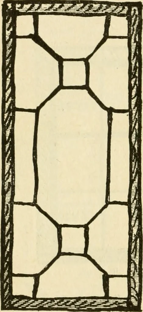 An illustration from Builders' architectural drawing self-taught : containing descriptions of drawing instruments and accessories, with rules for using them, and hints as to their care and management ..., 1917, leaf 119
