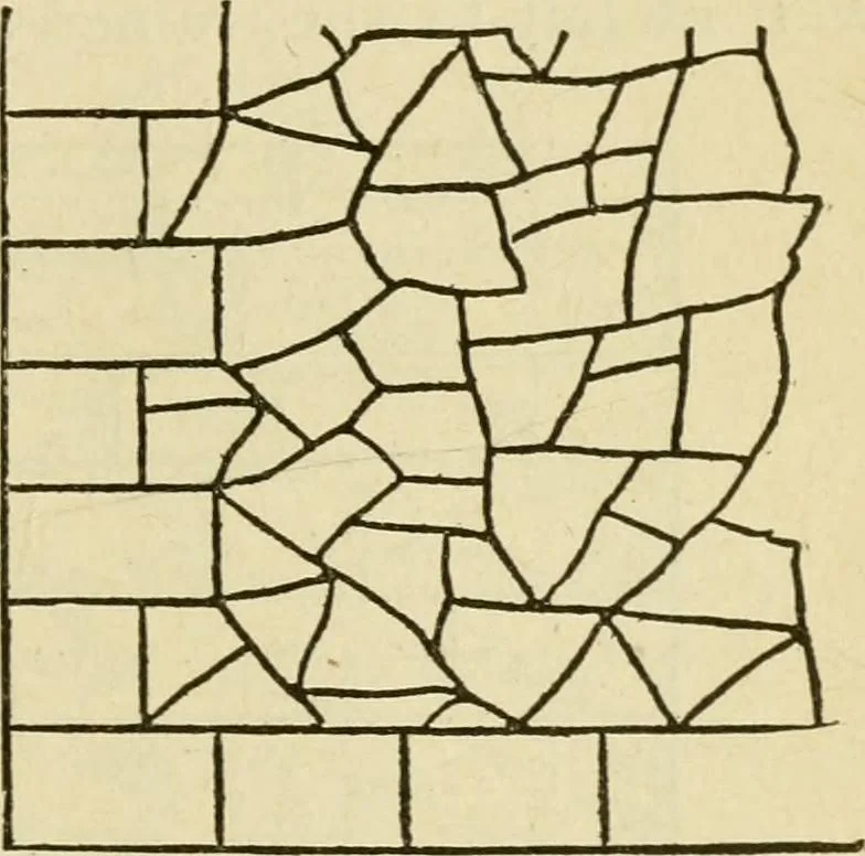 An illustration from Builders' architectural drawing self-taught : containing descriptions of drawing instruments and accessories, with rules for using them, and hints as to their care and management ..., 1917, leaf 134