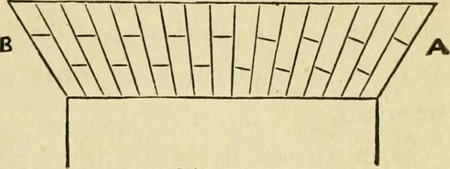 An illustration from Builders' architectural drawing self-taught : containing descriptions of drawing instruments and accessories, with rules for using them, and hints as to their care and management ..., 1917, leaf 160