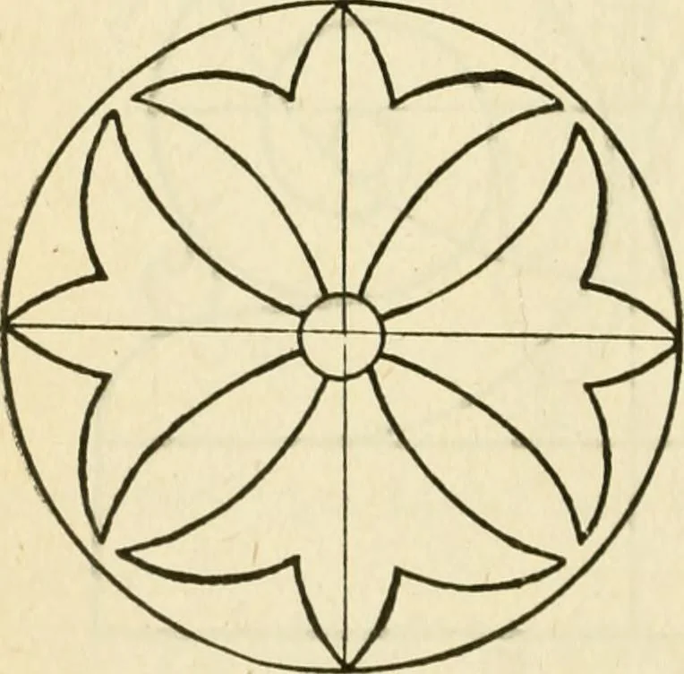 An illustration from Builders' architectural drawing self-taught : containing descriptions of drawing instruments and accessories, with rules for using them, and hints as to their care and management ..., 1917, leaf 211
