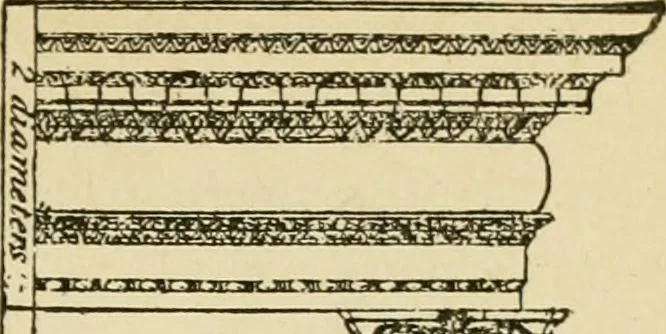 An illustration from Builders' architectural drawing self-taught : containing descriptions of drawing instruments and accessories, with rules for using them, and hints as to their care and management ..., 1917, leaf 272