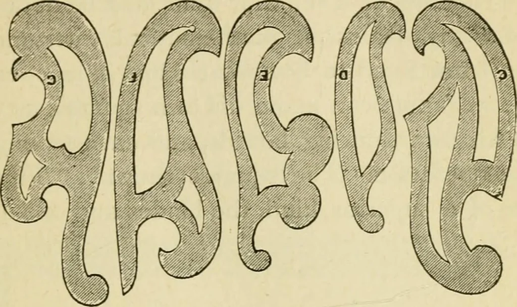 An illustration from Builders' architectural drawing self-taught : containing descriptions of drawing instruments and accessories, with rules for using them, and hints as to their care and management ..., 1917, leaf 32
