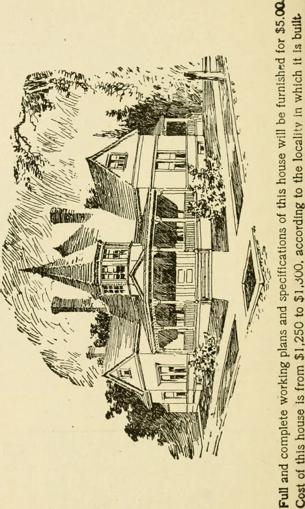 An illustration from Builders' architectural drawing self-taught : containing descriptions of drawing instruments and accessories, with rules for using them, and hints as to their care and management ..., 1917, leaf 329