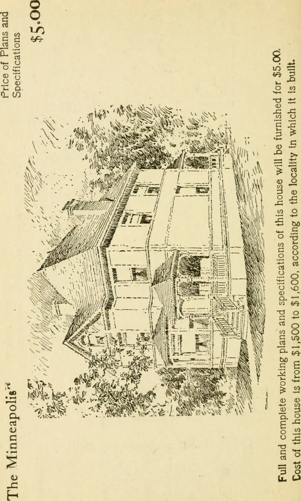 An illustration from Builders' architectural drawing self-taught : containing descriptions of drawing instruments and accessories, with rules for using them, and hints as to their care and management ..., 1917, leaf 335