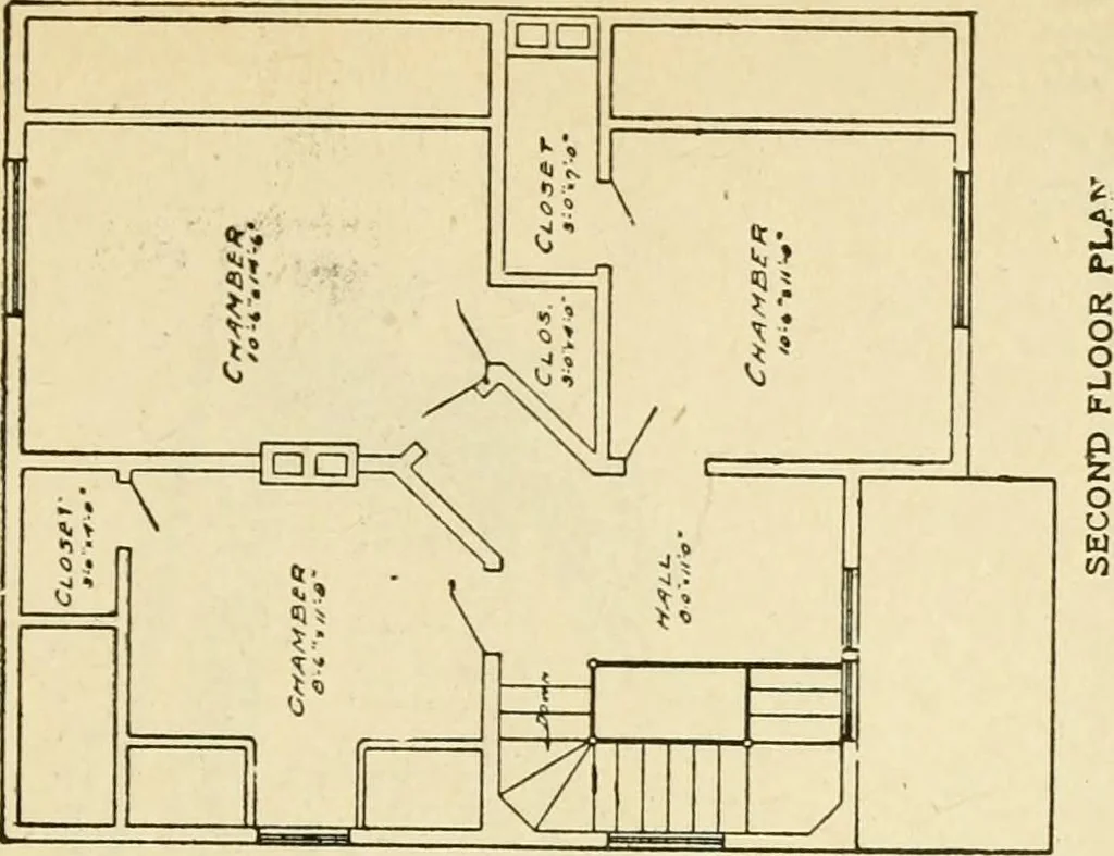 An illustration from Builders' architectural drawing self-taught : containing descriptions of drawing instruments and accessories, with rules for using them, and hints as to their care and management ..., 1917, leaf 338