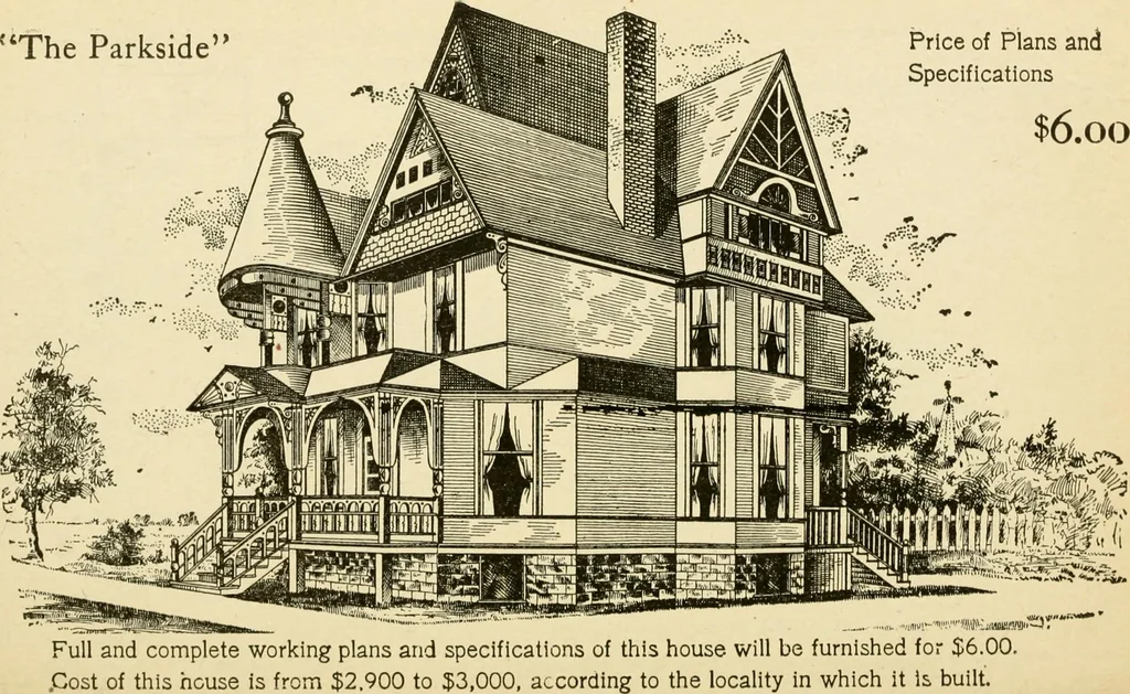 An illustration from Builders' architectural drawing self-taught : containing descriptions of drawing instruments and accessories, with rules for using them, and hints as to their care and management ..., 1917, leaf 341