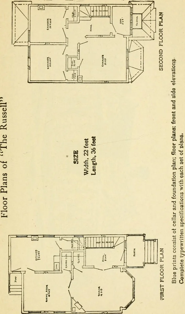 An illustration from Builders' architectural drawing self-taught : containing descriptions of drawing instruments and accessories, with rules for using them, and hints as to their care and management ..., 1917, leaf 354