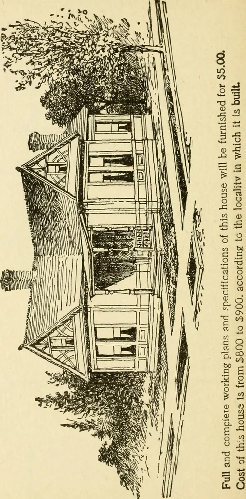An illustration from Builders' architectural drawing self-taught : containing descriptions of drawing instruments and accessories, with rules for using them, and hints as to their care and management ..., 1917, leaf 355