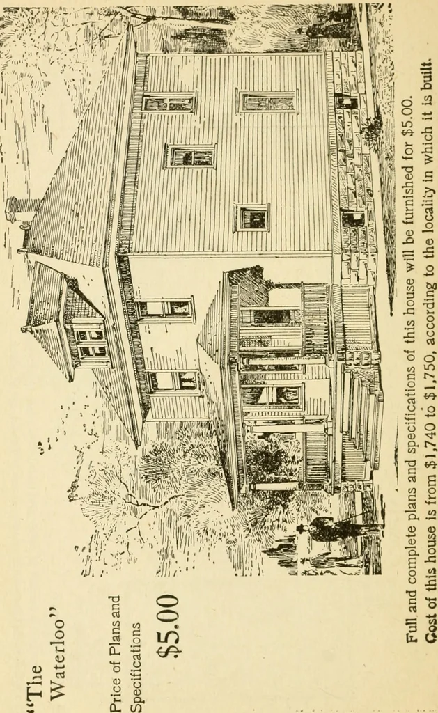 An illustration from Builders' architectural drawing self-taught : containing descriptions of drawing instruments and accessories, with rules for using them, and hints as to their care and management ..., 1917, leaf 359