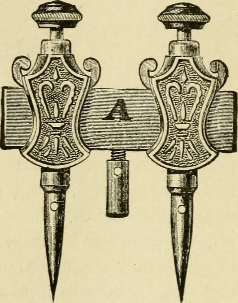 An illustration from Builders' architectural drawing self-taught : containing descriptions of drawing instruments and accessories, with rules for using them, and hints as to their care and management ..., 1917, leaf 36
