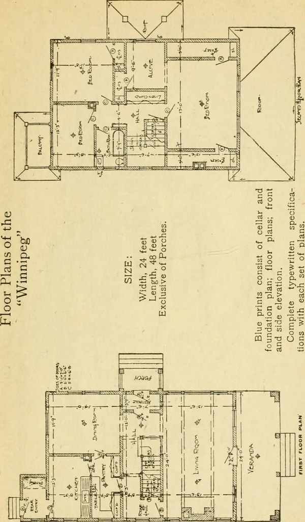 An illustration from Builders' architectural drawing self-taught : containing descriptions of drawing instruments and accessories, with rules for using them, and hints as to their care and management ..., 1917, leaf 362