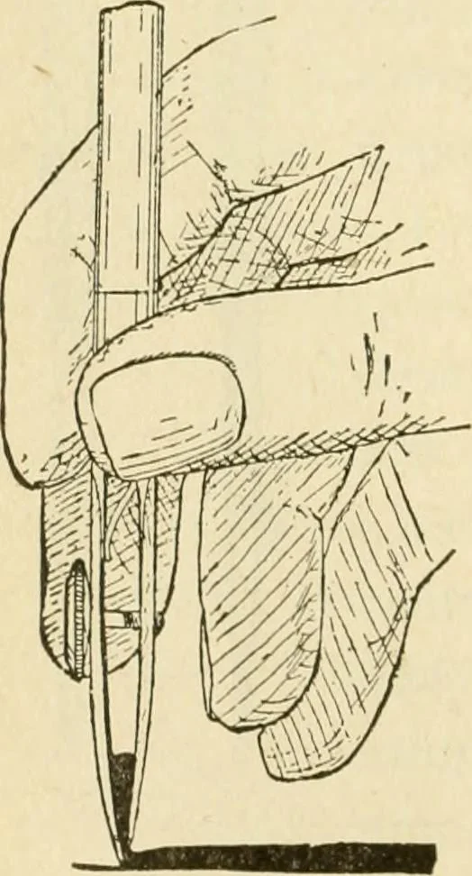 An illustration from Builders' architectural drawing self-taught : containing descriptions of drawing instruments and accessories, with rules for using them, and hints as to their care and management ..., 1917, leaf 61