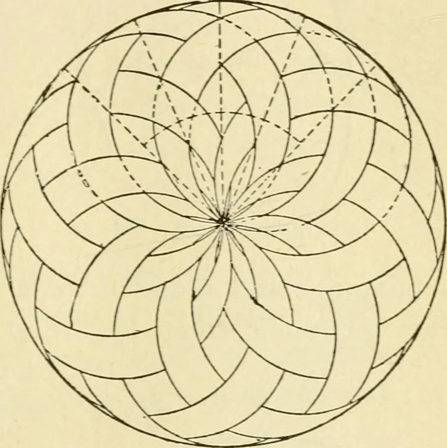 An illustration from Builders' architectural drawing self-taught : containing descriptions of drawing instruments and accessories, with rules for using them, and hints as to their care and management ..., 1917, leaf 70