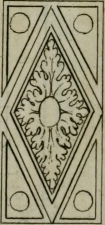 An illustration from The builder's director, or bench-mate : being a pocket-treasury of the Grecian, Roman and Gothic orders of architecture ... : wherein the orders of Andrea Palladio are truly laid down, free from erroneous measures ..., 1751, leaf 111