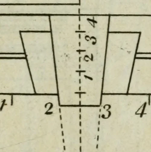 An illustration from The builder's director, or bench-mate : being a pocket-treasury of the Grecian, Roman and Gothic orders of architecture ... : wherein the orders of Andrea Palladio are truly laid down, free from erroneous measures ..., 1751, leaf 130