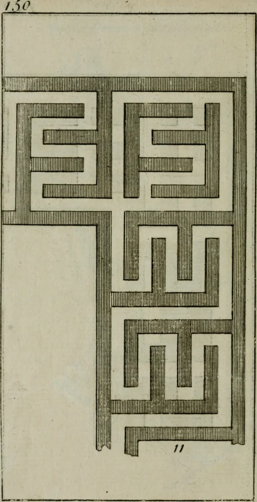 An illustration from The builder's director, or bench-mate : being a pocket-treasury of the Grecian, Roman and Gothic orders of architecture ... : wherein the orders of Andrea Palladio are truly laid down, free from erroneous measures ..., 1751, leaf 177