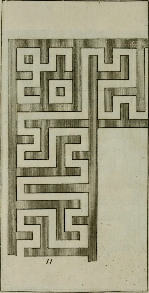 An illustration from The builder's director, or bench-mate : being a pocket-treasury of the Grecian, Roman and Gothic orders of architecture ... : wherein the orders of Andrea Palladio are truly laid down, free from erroneous measures ..., 1751, leaf 181
