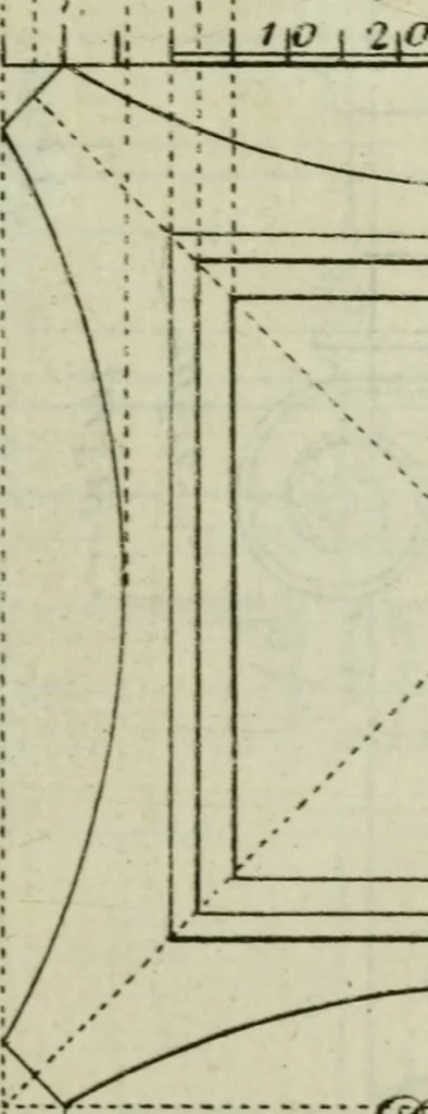 An illustration from The builder's director, or bench-mate : being a pocket-treasury of the Grecian, Roman and Gothic orders of architecture ... : wherein the orders of Andrea Palladio are truly laid down, free from erroneous measures ..., 1751, leaf 60
