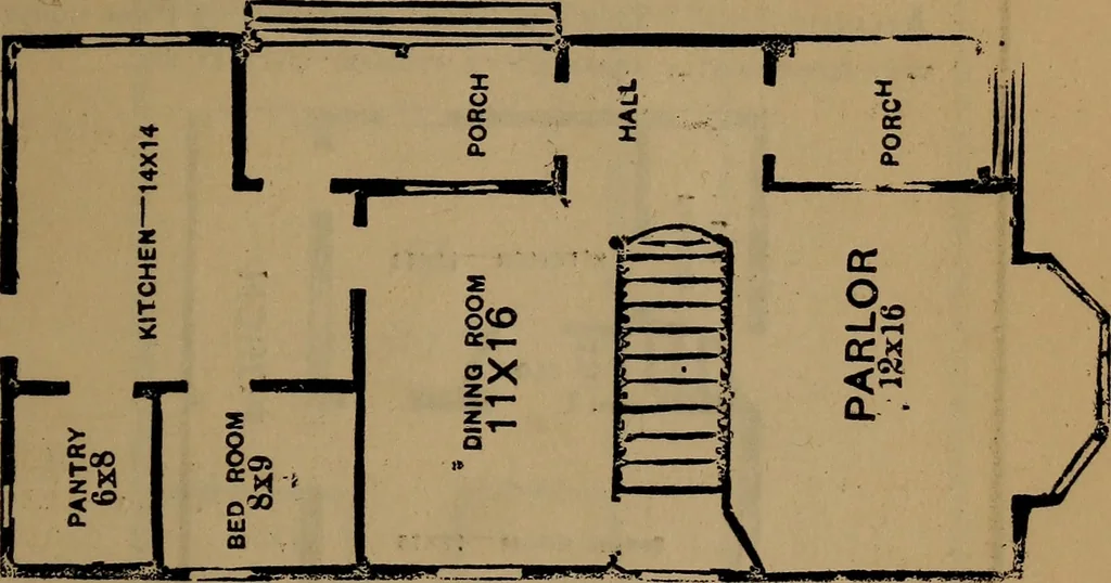 An illustration from Builders' guide and pocket companion, 1885, leaf 76