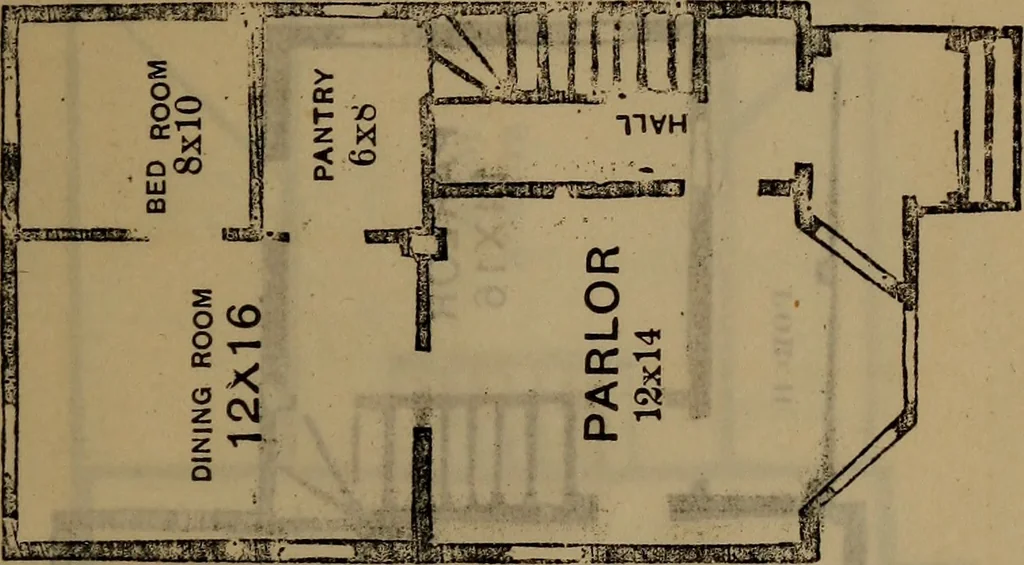 An illustration from Builders' guide and pocket companion, 1885, leaf 82