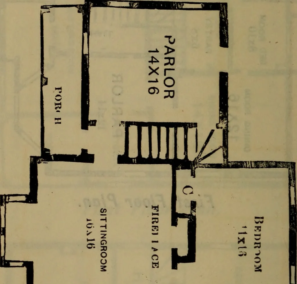 An illustration from Builders' guide and pocket companion, 1885, leaf 83