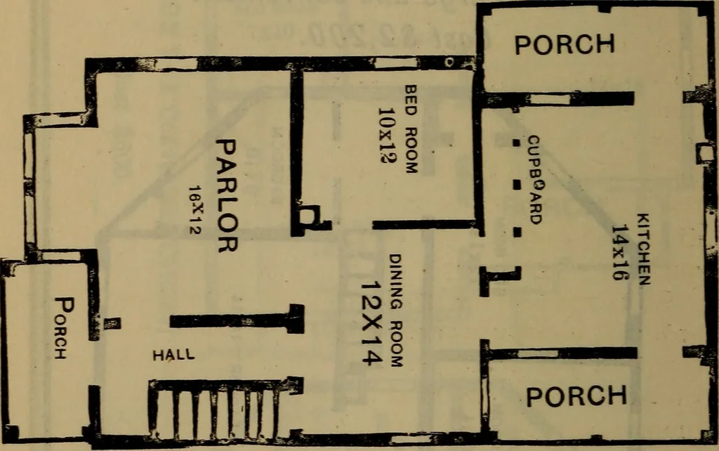 An illustration from Builders' guide and pocket companion, 1885, leaf 87