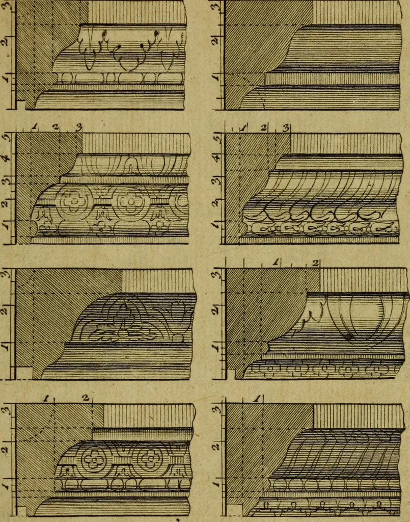 An illustration from The builder's jewel, or, The youth's instructor and workman's remembrancer : explaining short and easy rules, made familiar to the meanest capacity, for drawing and working, 1768, leaf 180