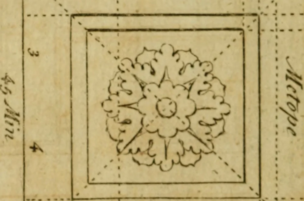 An illustration from The builder's jewel, or, The youth's instructor and workman's remembrancer : explaining short and easy rules, made familiar to the meanest capacity, for drawing and working, 1768, leaf 53