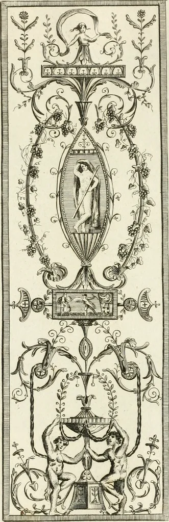 An illustration from The builder's magazine, or, A universal dictionary for architects, carpenters, masons, bricklayers, &c. as well as for every gentleman who would wish to be a competent judge of the elegant and necessary art of building : consisting of designs in architecture ... : together with the plans and sections serving as an unerring assistant in the construction of any building, from a palace to a cottage ..., 1800, leaf 220