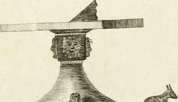 An illustration from The builder's magazine, or, A universal dictionary for architects, carpenters, masons, bricklayers, &c. as well as for every gentleman who would wish to be a competent judge of the elegant and necessary art of building : consisting of designs in architecture ... : together with the plans and sections serving as an unerring assistant in the construction of any building, from a palace to a cottage ..., 1800, leaf 224