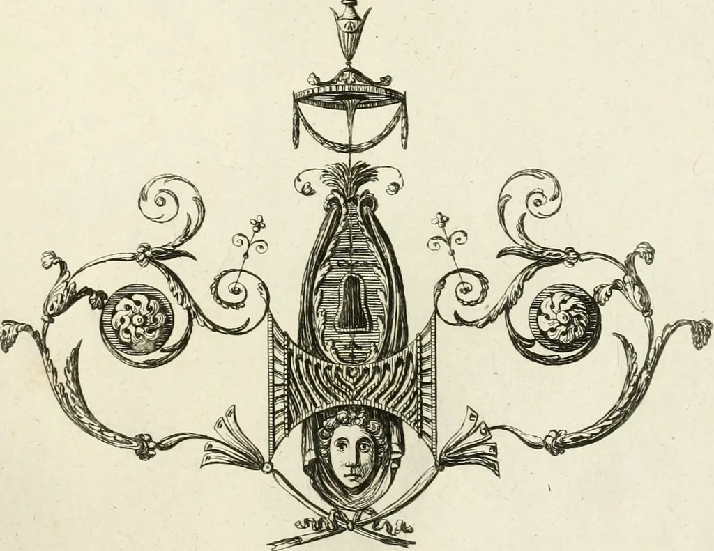 An illustration from The builder's magazine, or, A universal dictionary for architects, carpenters, masons, bricklayers, &c. as well as for every gentleman who would wish to be a competent judge of the elegant and necessary art of building : consisting of designs in architecture ... : together with the plans and sections serving as an unerring assistant in the construction of any building, from a palace to a cottage ..., 1800, leaf 232